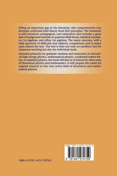 Produktbild: Conformal Field Theory