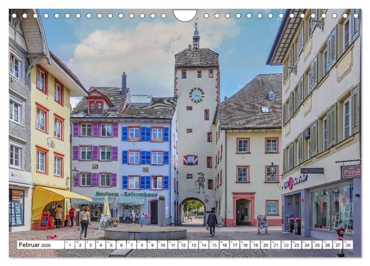 Produktbild: Waldshut - schmuckes Hochrhein St&auml;dtle (Wandkalender 2026 DIN A4 quer), CALVENDO Monatskalender