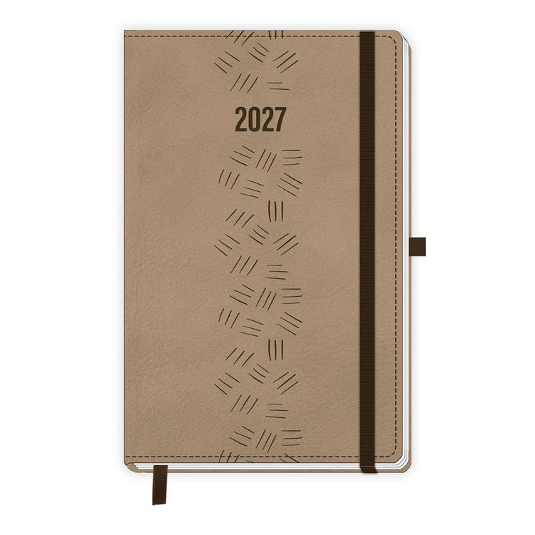 Produktbild: TR&Ouml;TSCH - Taschenkalender A6 Soft Touch Premium Sand 2027