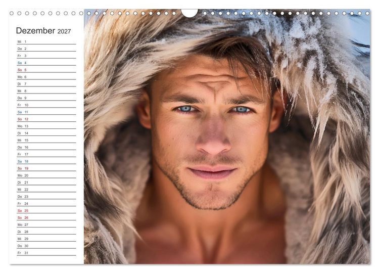 Produktbild: Sinnliche M&auml;nner (Wandkalender 2027 DIN A3 quer), CALVENDO Monatskalender