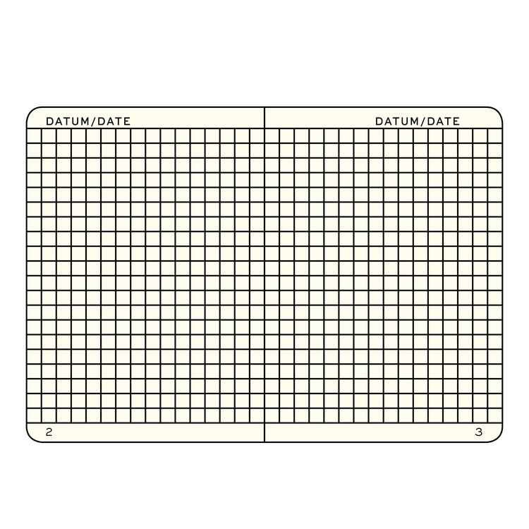 Produktbild: Notizbuch Pocket A6 kariert Softcover schwarz