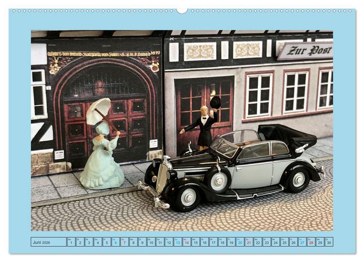 Produktbild: DDR Modellautos im Fokus (Wandkalender 2026 DIN A2 quer), CALVENDO Monatskalender