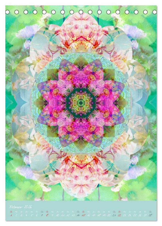 Produktbild: Mandala Energien (Tischkalender 2026 DIN A5 hoch), CALVENDO Monatskalender