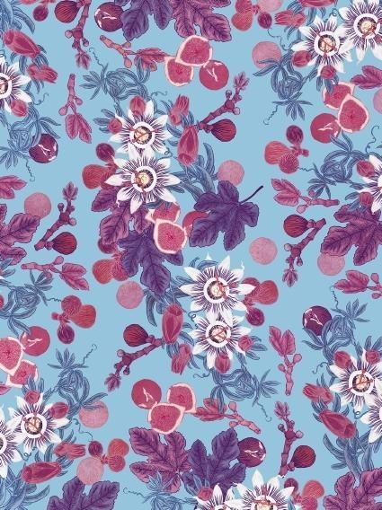 Produktbild: Cocktail Garten Geschenkpapier-Heft - Motiv Feigen
