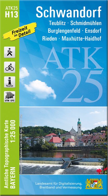Produktbild: ATK25-H13 Schwandorf (Amtliche Topographische Karte 1:25000)