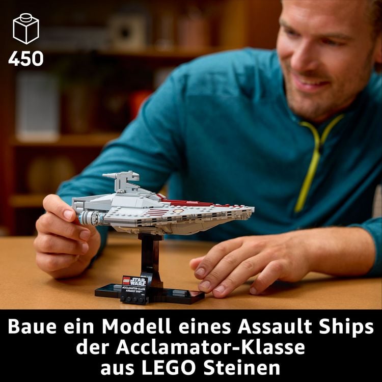 Produktbild: LEGO Star Wars 75404 Assault Ship der Acclamator-Klasse - Sternenschiff