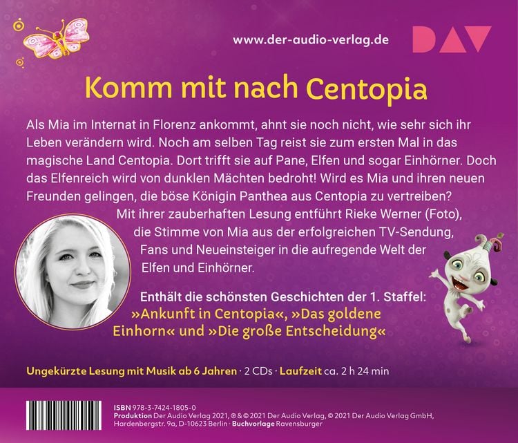 Produktbild: Mia and me: Ankunft in Centopia &ndash; Das H&ouml;rbuch zur 1. Staffel