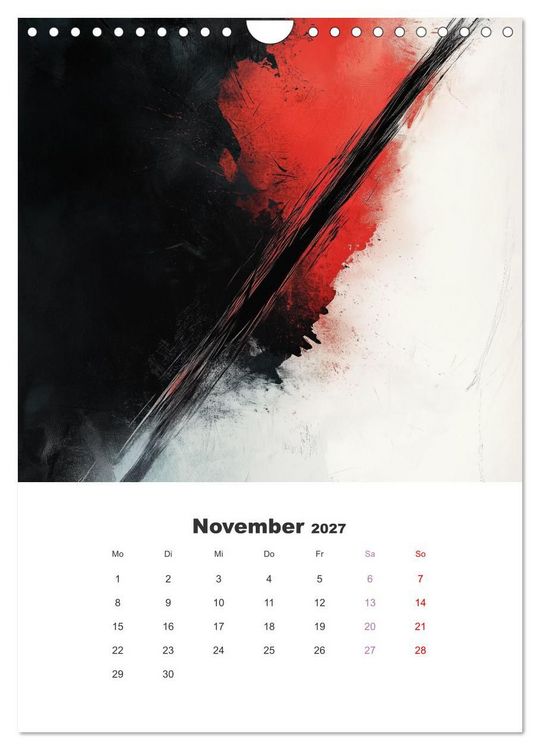 Produktbild: Abstrakte KI-Kunstwerke - Farbenfrohe Kunstmomente f&uuml;r das ganze Jahr (Wandkalender 2027 DIN A4 hoch), CALVENDO Monatskalender