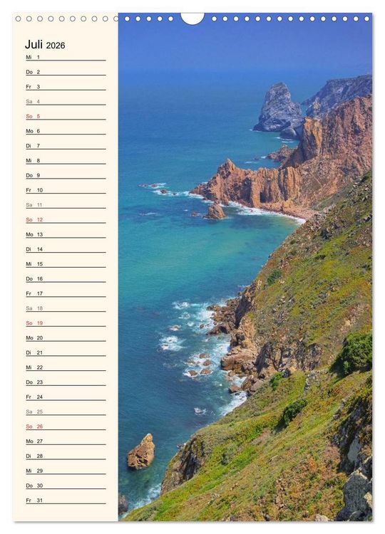 Produktbild: Portugal (Wandkalender 2026 DIN A3 hoch), CALVENDO Monatskalender