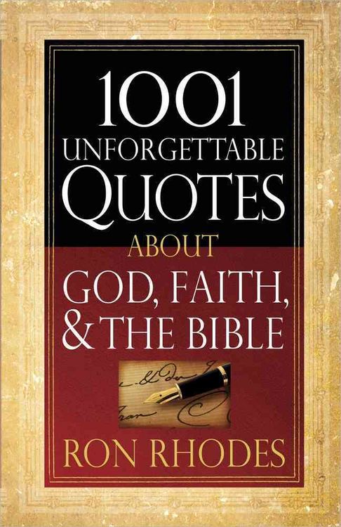 Produktbild: 1001 Unforgettable Quotes About God, Faith, and the Bible