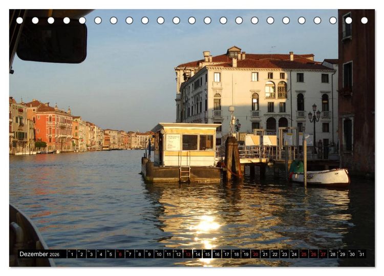 Produktbild: Auf den Kan&auml;len von Venedig (Tischkalender 2026 DIN A5 quer), CALVENDO Monatskalender