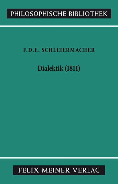 Produktbild: Dialektik (1811)