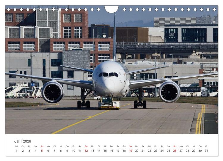 Produktbild: Frankfurt Airport - EDDF (Wandkalender 2026 DIN A4 quer), CALVENDO Monatskalender