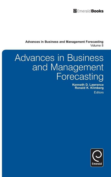 Produktbild: Advances in Business and Management Forecasting