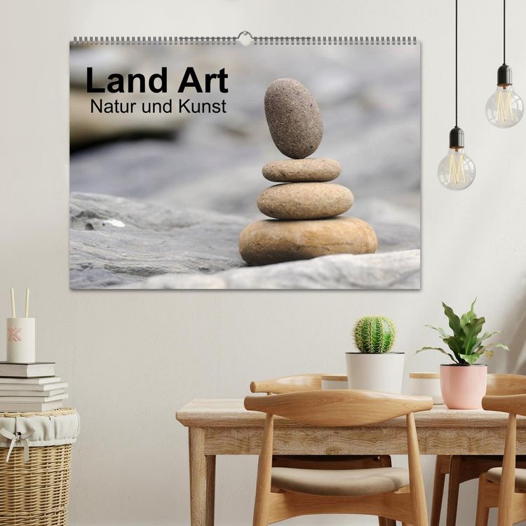 Produktbild: Land Art - Natur und Kunst (Wandkalender 2026 DIN A2 quer), CALVENDO Monatskalender