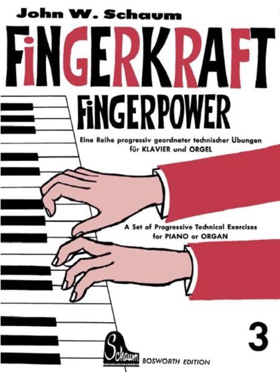 Produktbild: Fingerkraft. Progressiv geordnete technische Übungen für Klavier oder Orgel / Fingerkraft 3