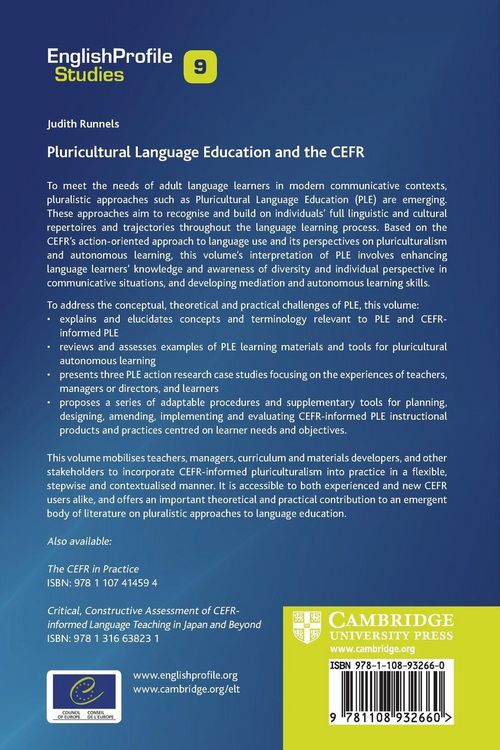 Produktbild: Pluricultural Language Education and the Cefr