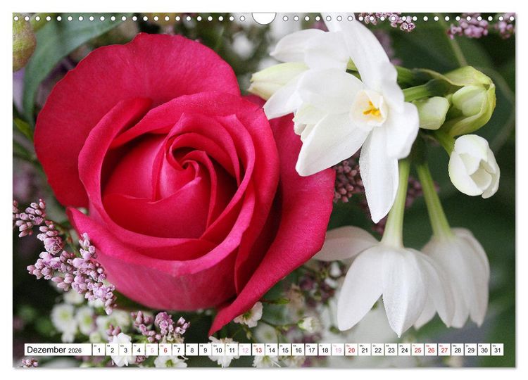 Produktbild: Blumenpracht - Bl&uuml;ten und Str&auml;u&szlig;e (Wandkalender 2026 DIN A3 quer), CALVENDO Monatskalender