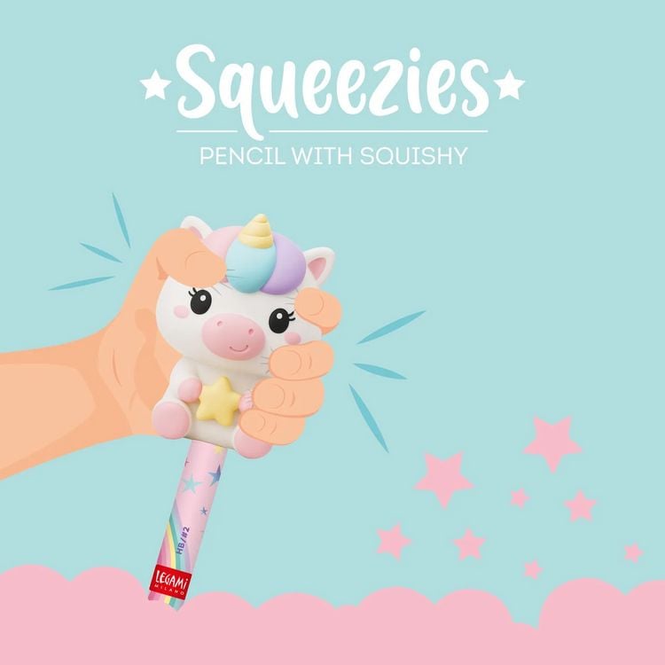 Produktbild: Legami Squishy Bleistift - Squeezies - Einhorn
