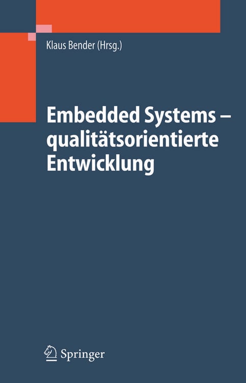 Produktbild: Embedded Systems - qualit&auml;tsorientierte Entwicklung
