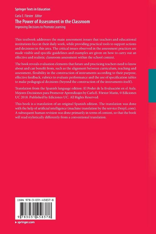 Produktbild: The Power of Assessment in the Classroom
