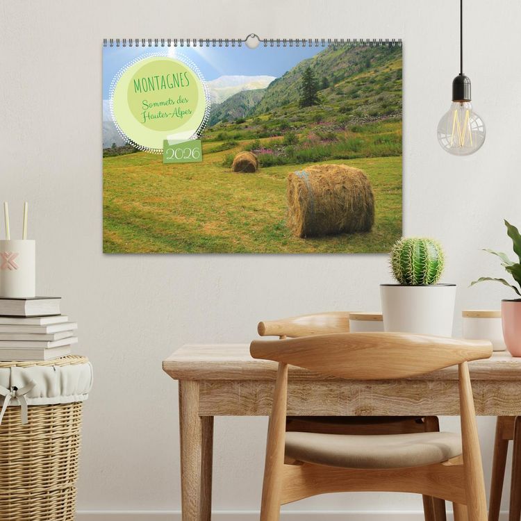Produktbild: MONTAGNES Sommets des Hautes-Alpes (Calendrier mural 2026 DIN A3 vertical), CALVENDO calendrier mensuel