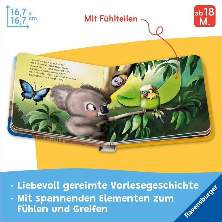 Produktbild: Mein erstes Vorlese-F&uuml;hlbuch - Bist du ein Koala?