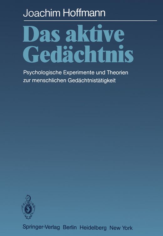 Produktbild: Das aktive Ged&auml;chtnis