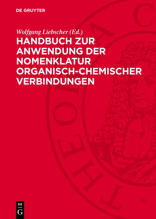 Produktbild: Handbuch zur Anwendung der Nomenklatur organisch-chemischer Verbindungen