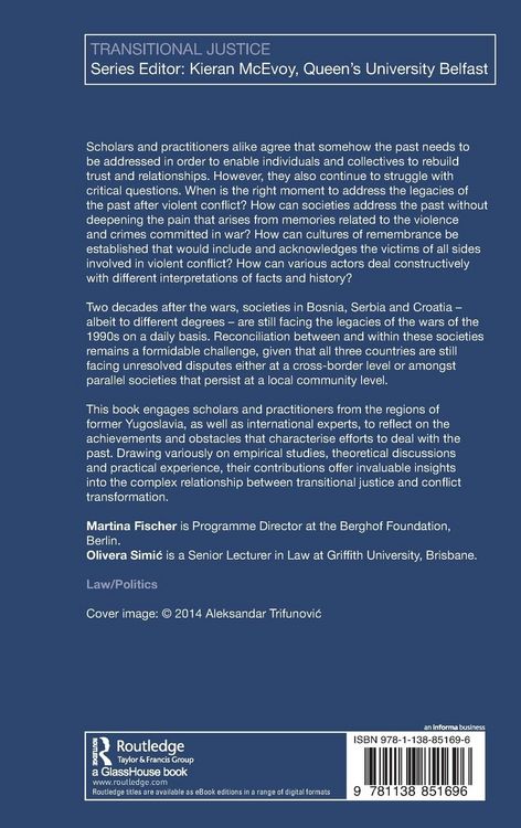 Produktbild: Transitional Justice and Reconciliation
