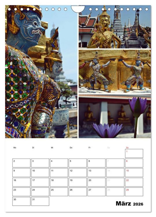 Produktbild: Das bunte Leben in Thailand (Wandkalender 2026 DIN A4 hoch), CALVENDO Monatskalender