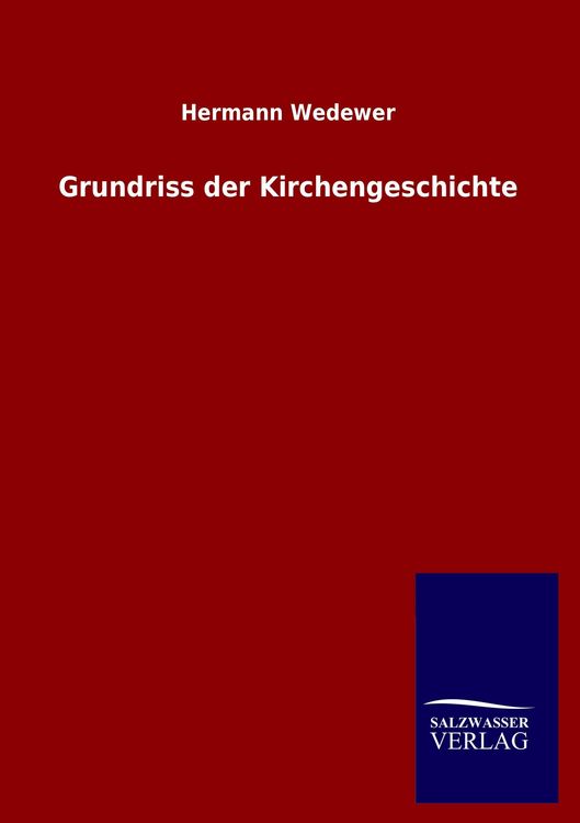 Produktbild: Grundriss der Kirchengeschichte