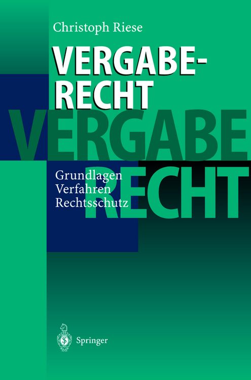 Produktbild: Vergaberecht