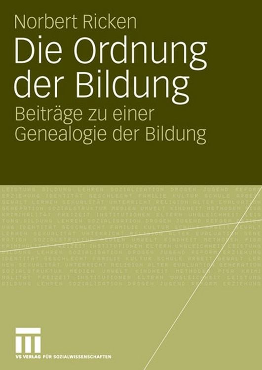 Produktbild: Die Ordnung der Bildung