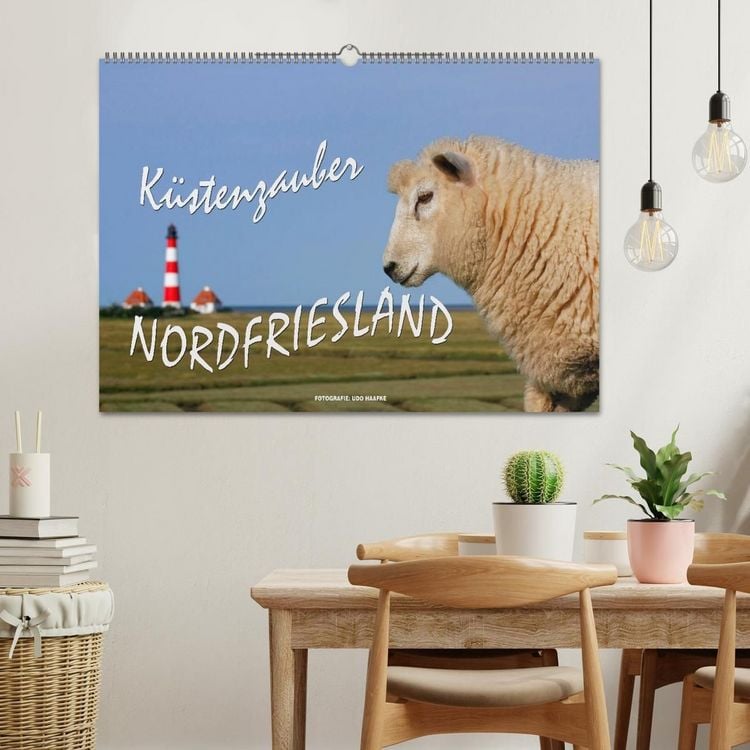 Produktbild: K&uuml;stenzauber Nordfriesland (Wandkalender 2027 DIN A2 quer), CALVENDO Monatskalender
