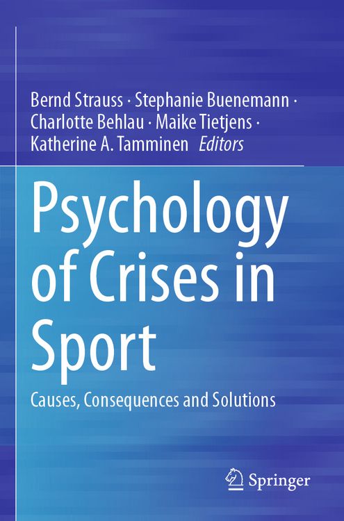Produktbild: Psychology of Crises in Sport
