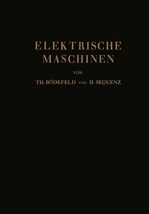 Produktbild: Elektrische Maschinen