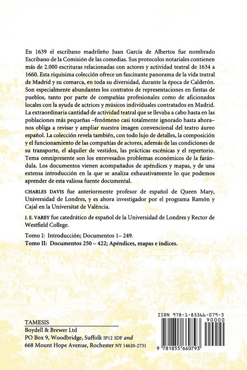 Produktbild: Actividad Teatral En La Region de Madrid Segun Los Protocolos de Juan Garcia de Albertos, 1634-1660