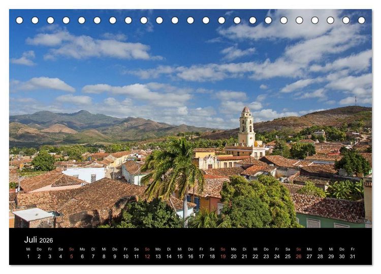 Produktbild: Cuba Highlights (Tischkalender 2026 DIN A5 quer), CALVENDO Monatskalender