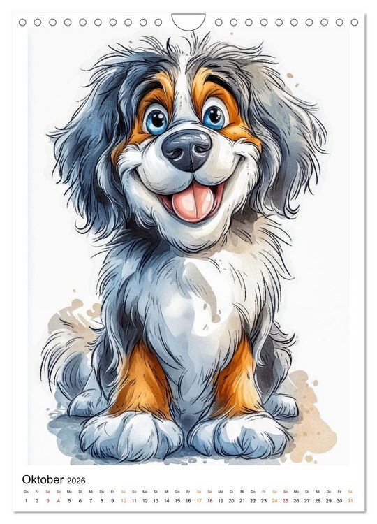 Produktbild: Hunde mit Humor (Wandkalender 2026 DIN A4 hoch), CALVENDO Monatskalender