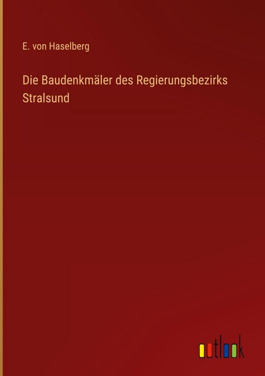 Produktbild: Die Baudenkm&auml;ler des Regierungsbezirks Stralsund