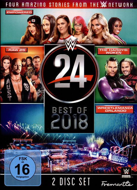 Produktbild: WWE 24 - The Best Of 2018 [2 DVDs]