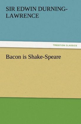 Produktbild: Bacon is Shake-Speare