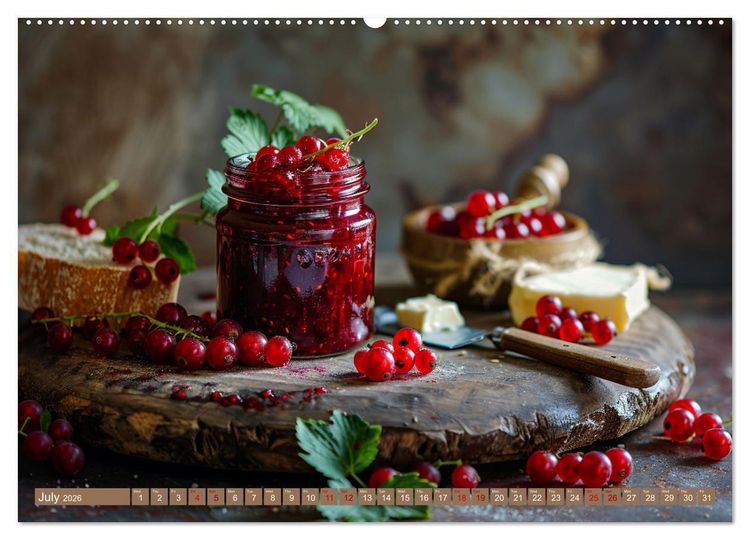 Produktbild: Fruit Paradise in a Jar (Wall Calendar 2026 DIN A2 landscape), CALVENDO 12 Month Wall Calendar