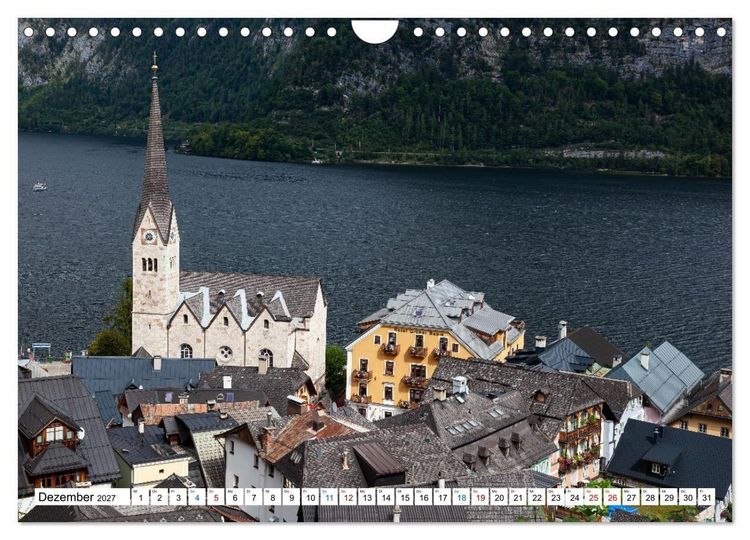 Produktbild: Hallstatt und der Hallst&auml;tter See (Wandkalender 2027 DIN A4 quer), CALVENDO Monatskalender