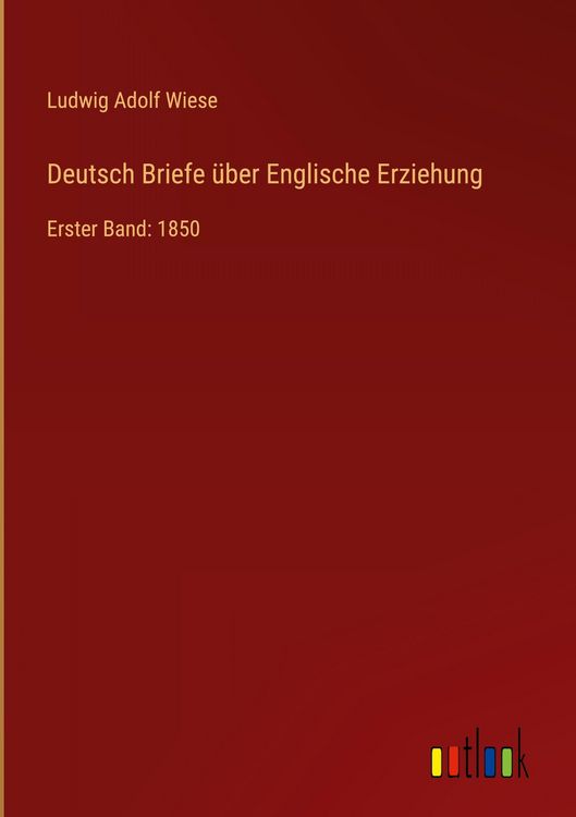 Produktbild: Deutsch Briefe &uuml;ber Englische Erziehung
