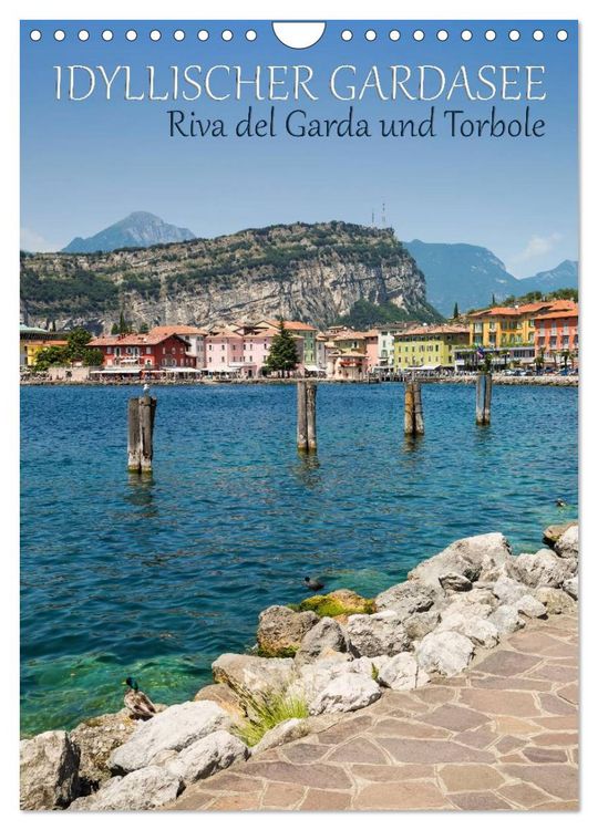 Produktbild: IDYLLISCHER GARDASEE Riva del Garda und Torbole (Wandkalender 2026 DIN A4 hoch), CALVENDO Monatskalender