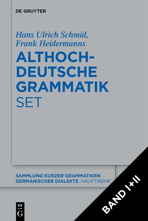 Produktbild: [Set: Althochdeutsche Grammatik I + II]
