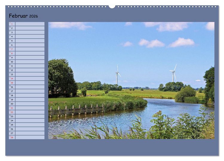 Produktbild: Faszinierendes Friesland (hochwertiger Premium Wandkalender 2026 DIN A2 quer), Kunstdruck in Hochglanz