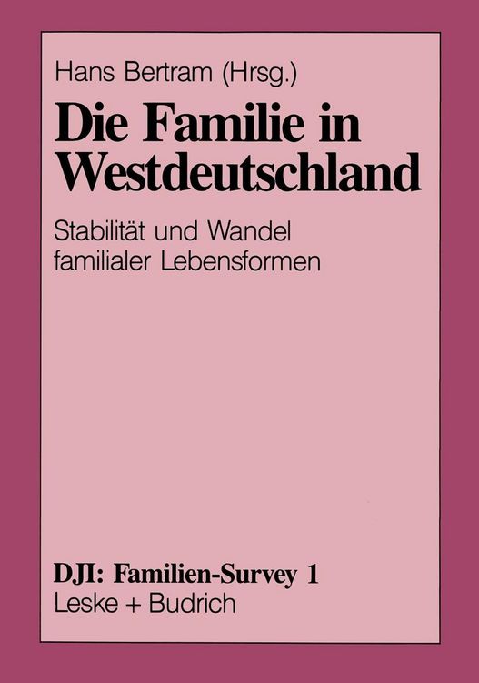Produktbild: Die Familie in Westdeutschland